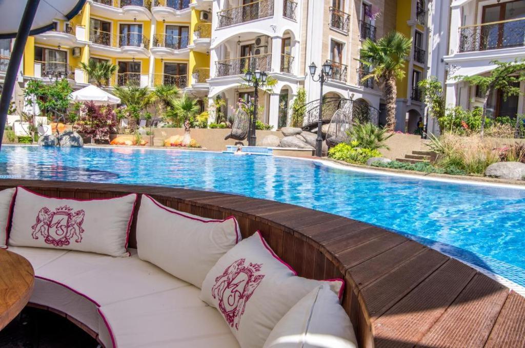 Monte Carlo Aparthotel Sunny Beach Exterior foto